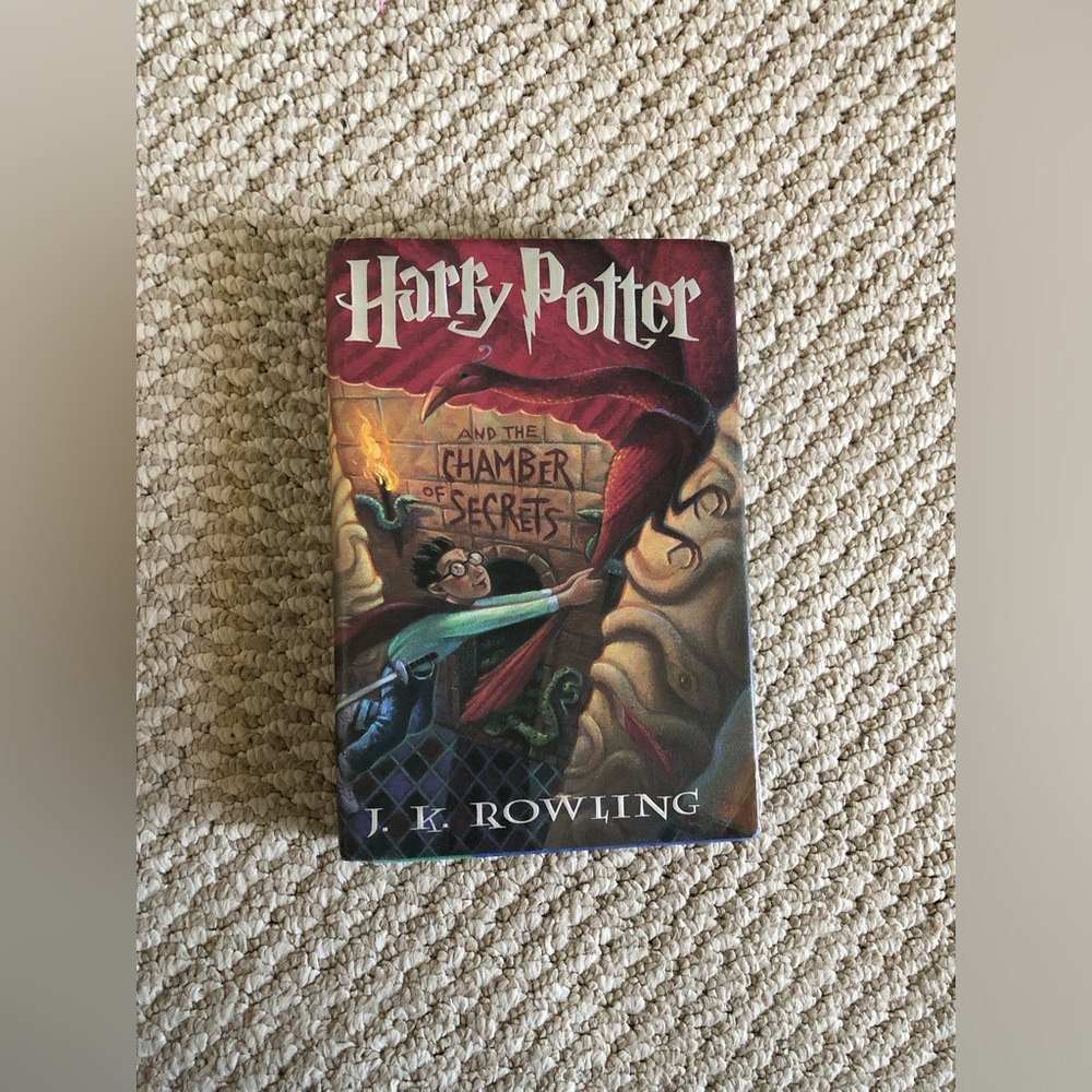 Harry Potter & the Chamber of Secrets JK Rowling Hard Cover Book